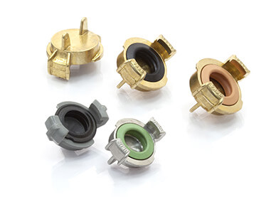 GEKA® plus Blindkupplungen aus Messing, Chromstahl oder Kunststoff