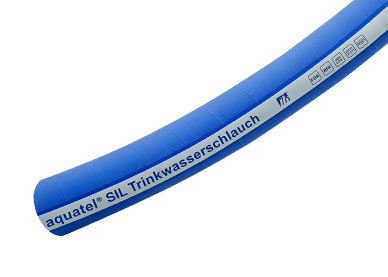 Aquatel® SIL (fluidtel), Trinkwasserschlauch für die Lebensmittel- und Getränkeindustrie, hochflexibel, überfahrbar