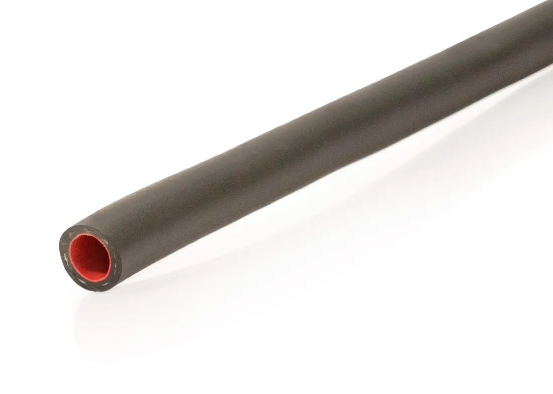 PVC-Schlauch mit Gewebeeinlage „Airsoft“, schwarz, druckbeständig und flexibel